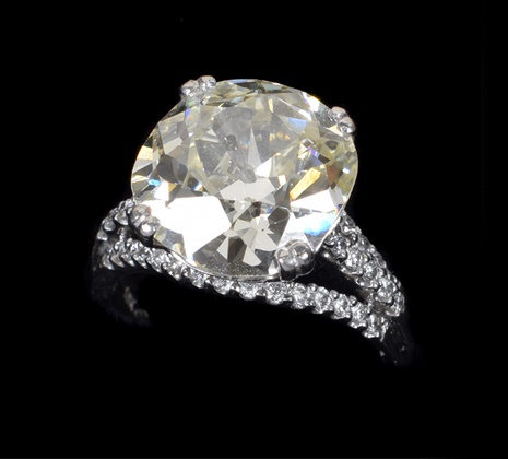 6.45ct Diamond Solitaire Ring, sold for £14,500